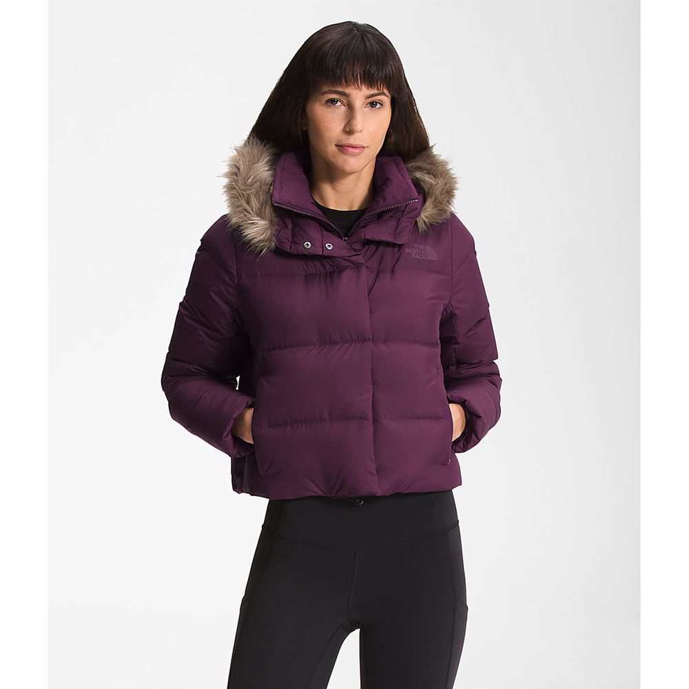 The North Face Short Jacket Womens Australia - The North Face New Dealio Burgundy / Black (YLJ-67815